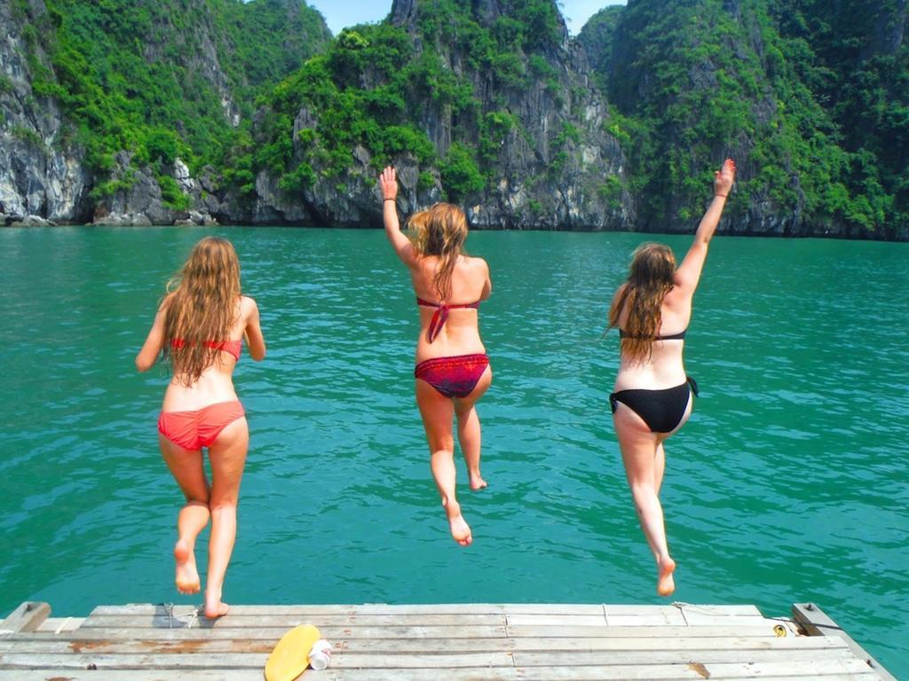 Golden Star Cruise Hotell Nan Giang Eksteriør bilde