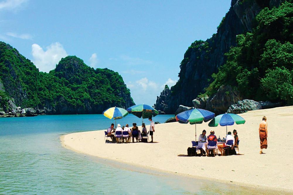 Golden Star Cruise Hotell Nan Giang Eksteriør bilde
